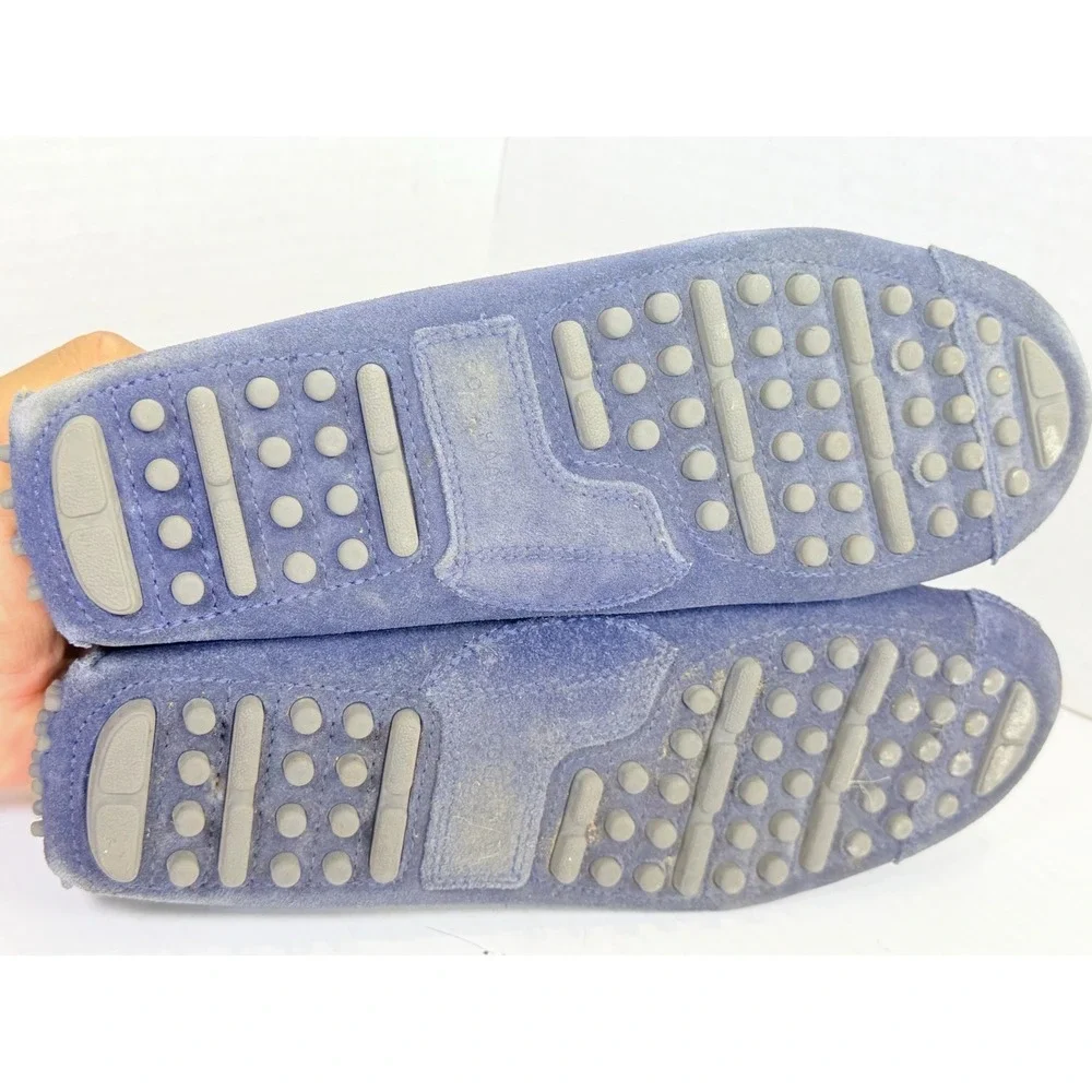 Cole Haan Gunnison II Blue Suede Driving Loafers Men's‎ 11D C12807 Moc Toe